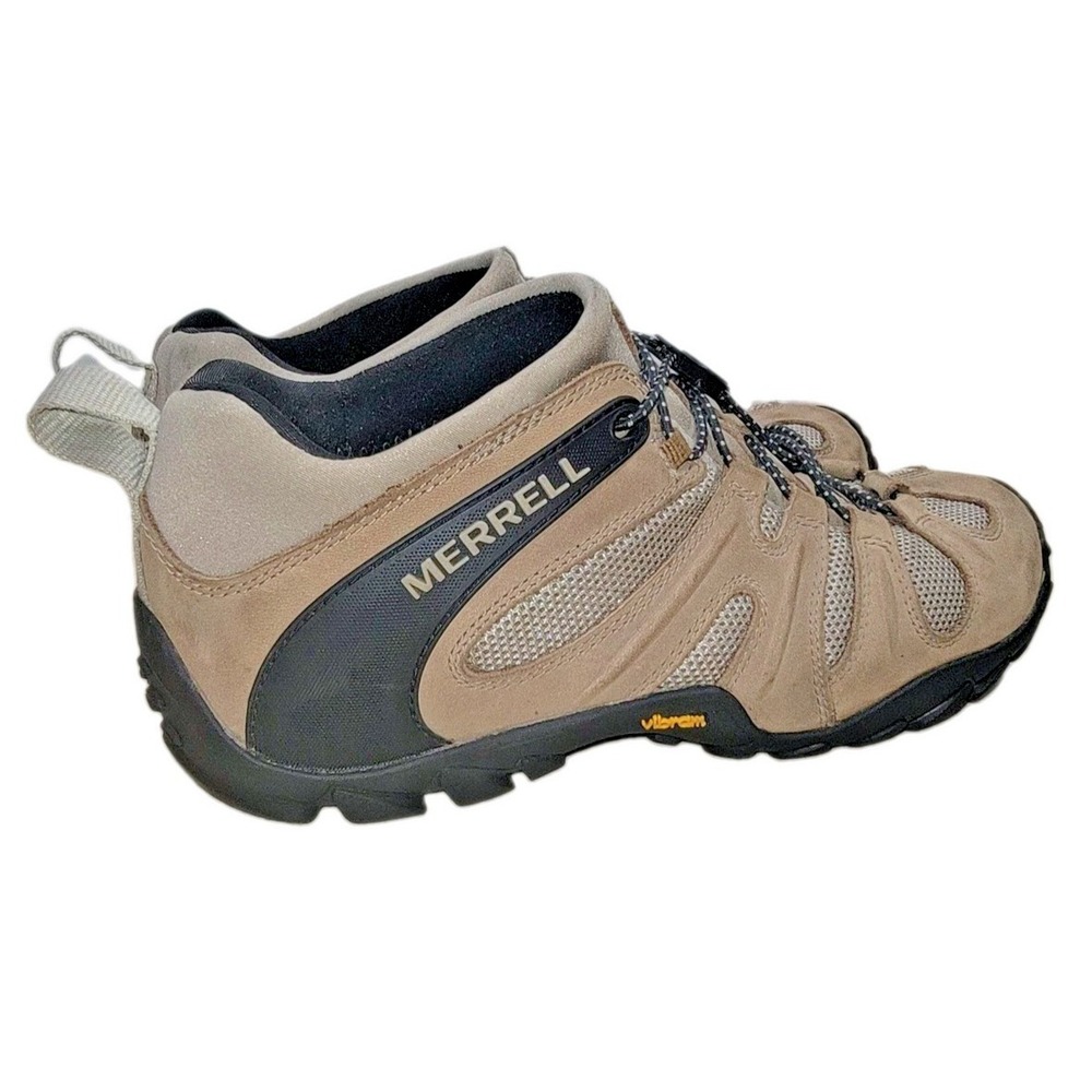 Merrell Chameleon 8 Stretch Hiking Shoes Mens 7 Brown Vibram Outdoor Sneakers - Picture 3 of 13